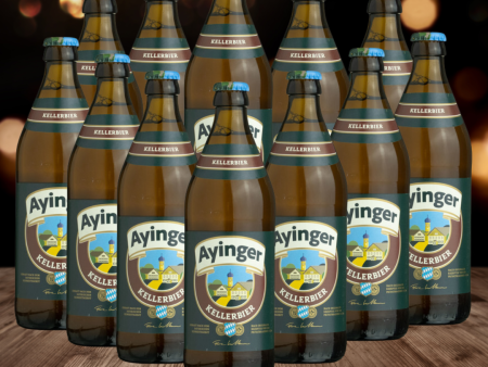 Ayinger Kellerbier 500ml Bottles - 4.9% ABV (12 Pack) Online Hot Sale