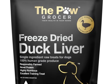 The Paw Grocer Black Label Dog and Cat Treat Duck Liver 72g Fashion