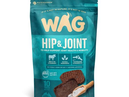 WAG Dog Treat Beef Jerky Hip & Joint 10 Pack Cheap