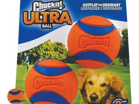 Chuckit! Ultra Ball Dog Toy Medium 2 Pack Hot on Sale