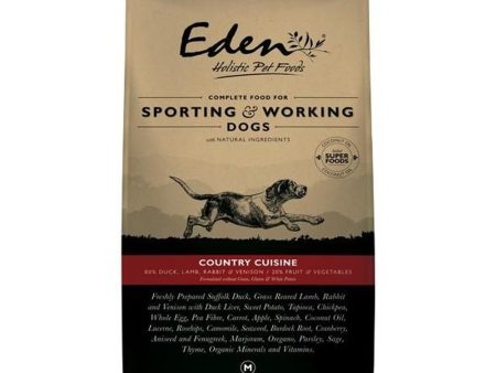 EDEN: 80 20 COUNTRY CUISINE GAME WITH LAMB WORKING AND SPORTING DOG 15Kg Online now