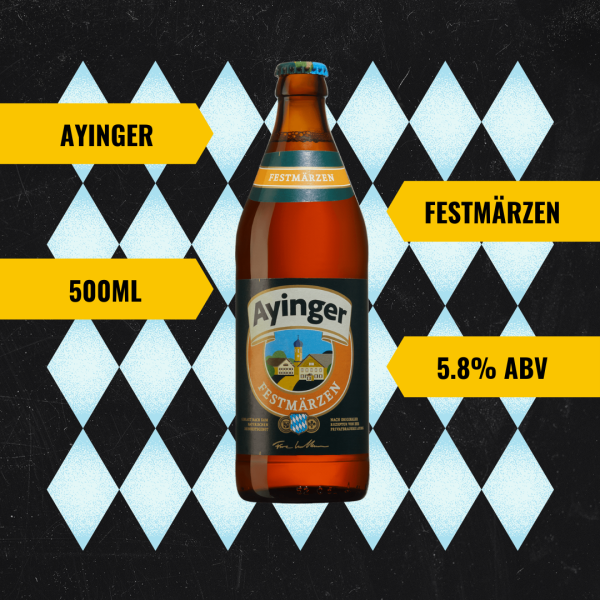 Ayinger Festmärzen Oktoberfest 500ml Bottles - 5.8% ABV (12 Pack) Online Hot Sale