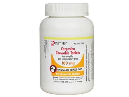 RX Carprofen Chewable Tablets 100mg for Dogs Online