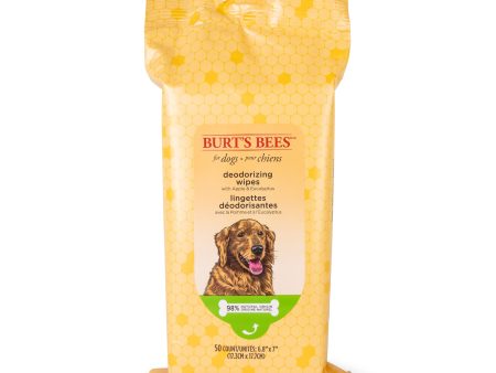 Burt s Bees Deodorizing Dog wipes 50pk Sale