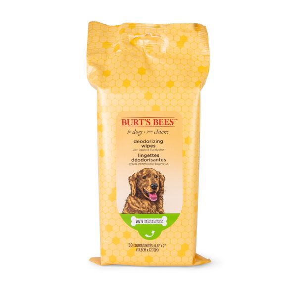 Burt s Bees Deodorizing Dog wipes 50pk Sale