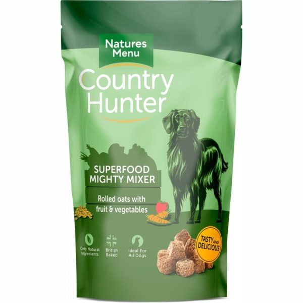 NATURES MENU COUNTRY HUNTER BISCUITS MIGHTY MIXER FOR ADULT DOGS 1.2kg Cheap