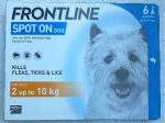 Frontline Spot On Small Dogs (2 to 10kg) For Sale