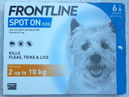 Frontline Spot On Small Dogs (2 to 10kg) For Sale