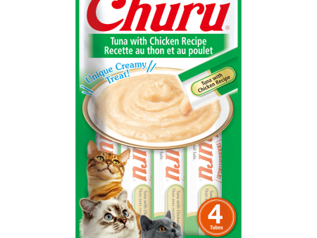 Inaba Cat Treat Churu Puree Tuna With Chicken 56g Supply