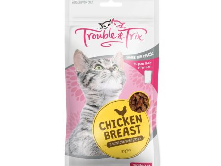 Trouble & Trix Chicken Breast Cat Treat 85g Online now