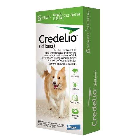 RX Credelio (lotilaner) for Dogs 50.1 to 100.0 lbs Online