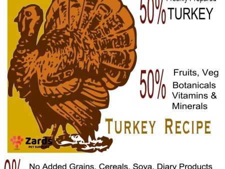 Grain Free 50% Turkey Recipe with 50%  Sweet Potato & Cranberry Dry Adult Dogs Food on Sale