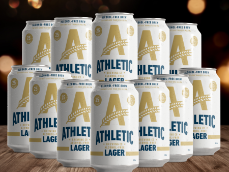 Athletic Brewing Co Alcohol Free Lager 355ml Cans - 0.5% ABV (12 Pack)  Online Sale