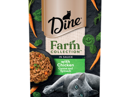 Dine Farm Collection Chicken with Carrot and Spinach 85g For Discount