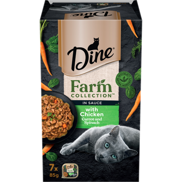 Dine Farm Collection Chicken with Carrot and Spinach 85g For Discount