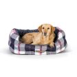 FatFace Penguin Check Deluxe Slumber Bed For Dogs Hot on Sale