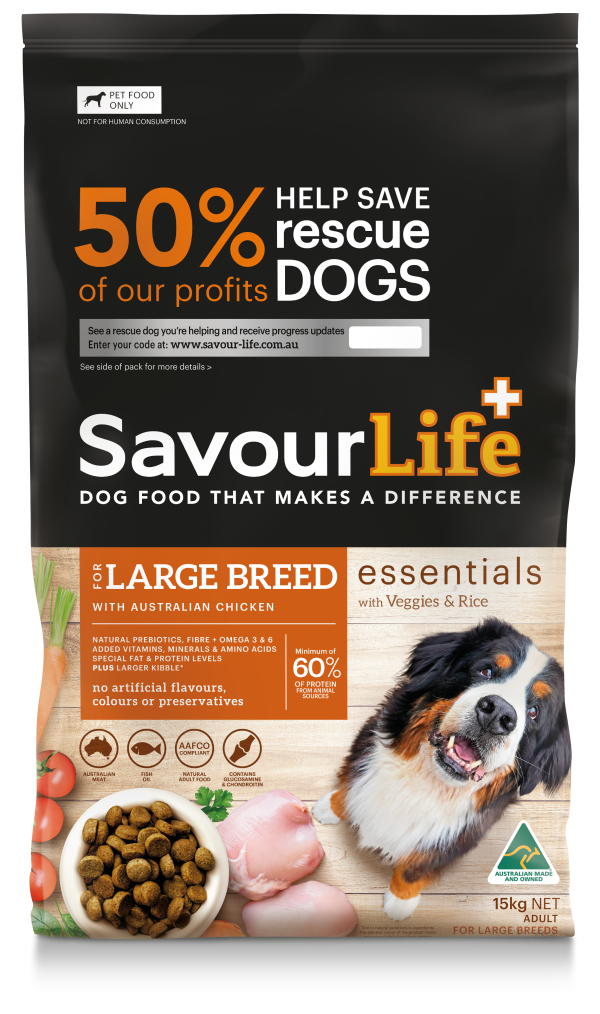 SavourLife Essentials Adult Dog Large Breed Chicken Dry Food 15kg Sale