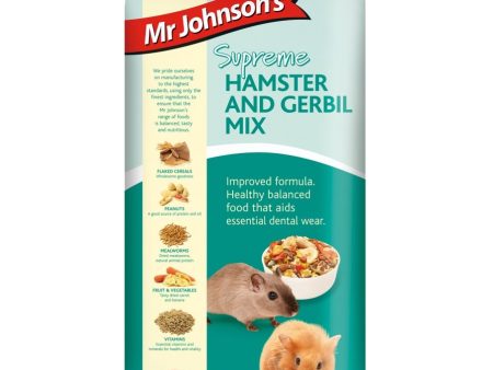 Mr Johnson s Supreme Hamster & Gerbil Mix 900g Online Hot Sale