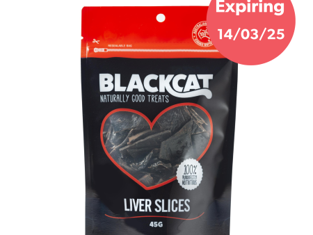 Blackcat Liver Slices Cat Treat 45g Fashion