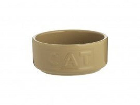 CANE LETTERED CAT FEEDING BOWL 13CM Online