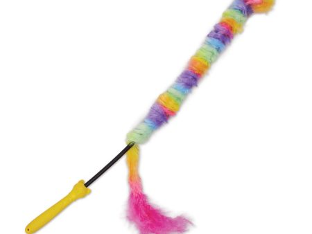 Kazoo Fluffy Rainbow Tail Cat Toy Online