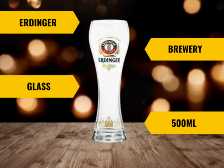 Erdinger Weissbier Pint Glass - Perfect Drinking Glass on Sale