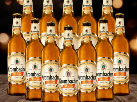 Krombacher Weizen Premium German Wheat Beer 500ml Bottles (12 Pack) - 5.3% ABV Supply