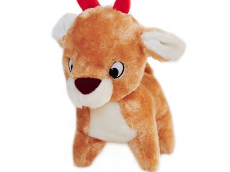 ZippyPaws Christmas Deluxe Reindeer Dog Toy Cheap