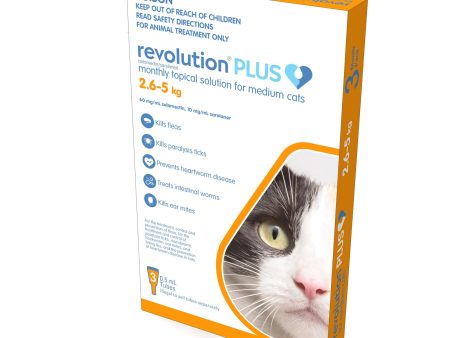 Revolution Plus Medium Cats 2.6-5kg Sale