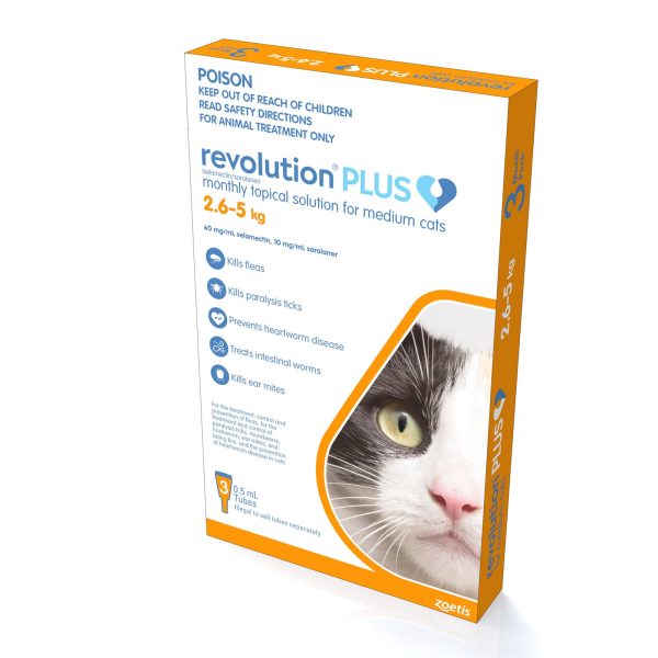 Revolution Plus Medium Cats 2.6-5kg Sale