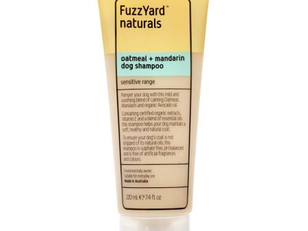 Fuzzyard Sensitive Dog Shampoo Oatmeal & Mandarin 220ml Supply