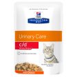 Hill s Prescription Diet c d Multicare Urinary Care Chicken Cat Food Pouches 85g x 12 on Sale