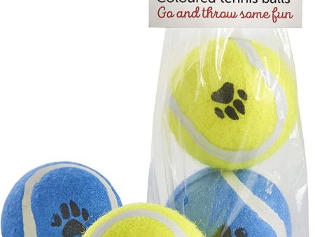 Fetch 2 Coloured Tennis Balls For Discount