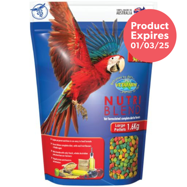 Vetafarm Nutriblend Pellets Large Bird Food Cheap