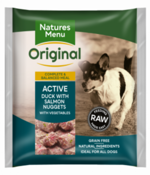 NATURES MENU RAW MEALS  ACTIVE NUGGETS  FOR ADULT DOGS Fashion