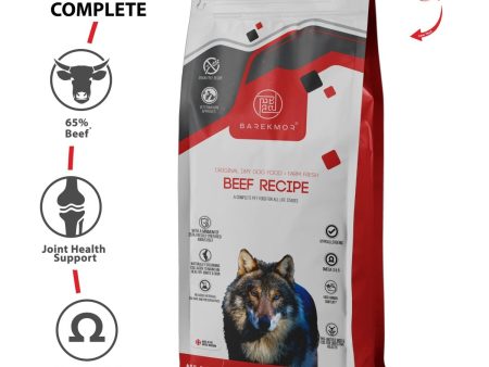 Barekmor: Grain Free Beef Recipe (All Life Stage – For Puppies And Adult Dogs) With 65% Beef  and 35% Fruits and Veg Hot on Sale