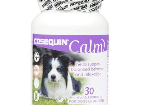 Nutramax Cosequin Calm Chewable Tablets Dog Supplement, 30 count Online now