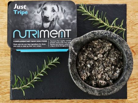 Nutriment Just Tripe Raw Dog Food 500g Tray Hot on Sale