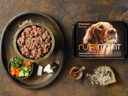 Nutriment Chicken Formula Adult Raw Dog Food 500gm Tray Sale