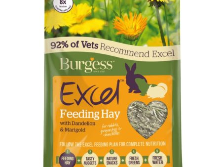 Excel Feeding Hay with Dandelion & Marigold Hot on Sale