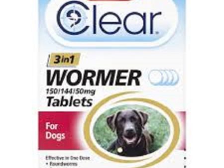 Bob Martin 3in 1 Dewormer Dog 4tabs Cheap