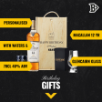 Personalised Macallan 12 Year Double Cask Scotch Whisky Happy Birthday Gift Set with Glencairn Glass & Larkfire Whisky Water Sale