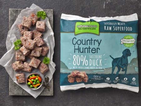 NATURES MENU COUNTRY HUNTER RAW NUGGETS  SUCCULENT DUCK  FOR ADULT DOGS 1kg Online Sale