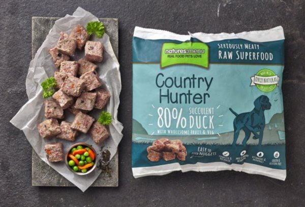 NATURES MENU COUNTRY HUNTER RAW NUGGETS  SUCCULENT DUCK  FOR ADULT DOGS 1kg Online Sale