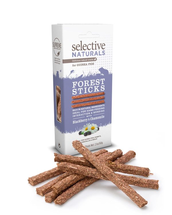 Selective Naturals Forest Sticks Guinea Pig Treats 60g For Cheap