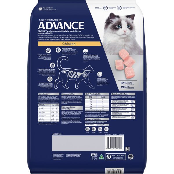 Advance Chicken Adult Dry Cat Food Discount