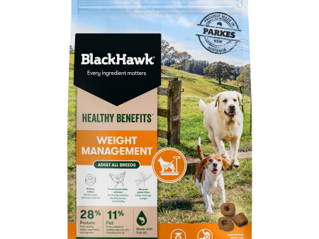 Black Hawk Healthy Benefits Adult Weight Management Dry Dog Food Discount