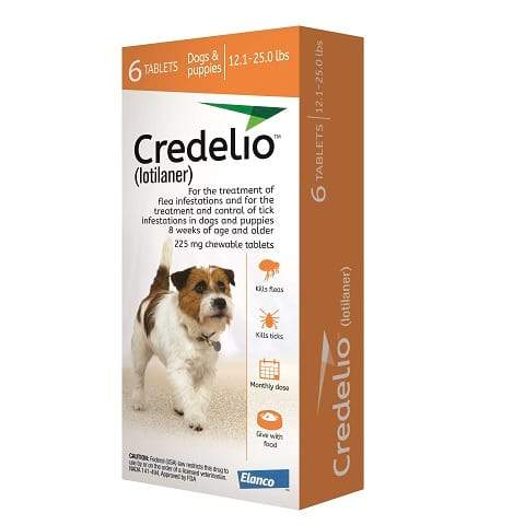 RX Credelio (lotilaner) for Dogs 12.1 to 25.0 lbs Online Sale