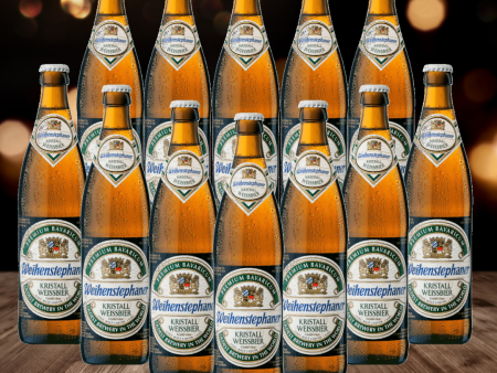 Weihenstephaner Kristall Weissbier 500ml Bottles (12 Pack) - 5.4% ABV For Cheap