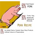 Grain free 50% Pork Recipe with 50% Sweet Potato & Apple Adult Dry Dog Food For Sale